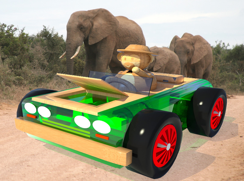 Mak the Monkey™ Cause Car Mak the Monkey™ Cause Car